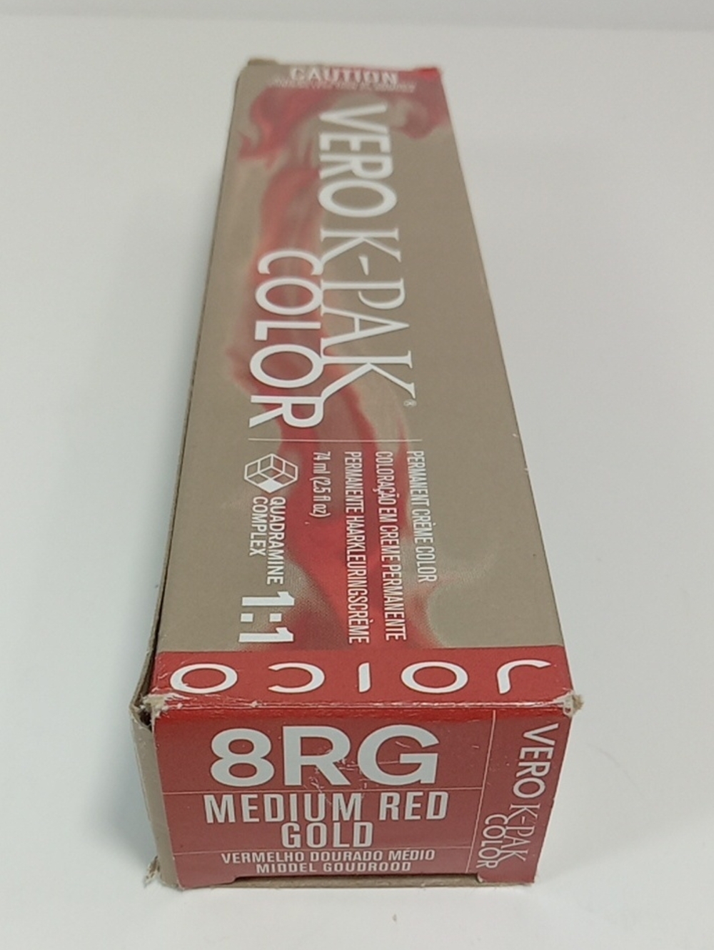 Medium Red Gold Joico Vero KPak Permanent Hair Color Creme 8RG